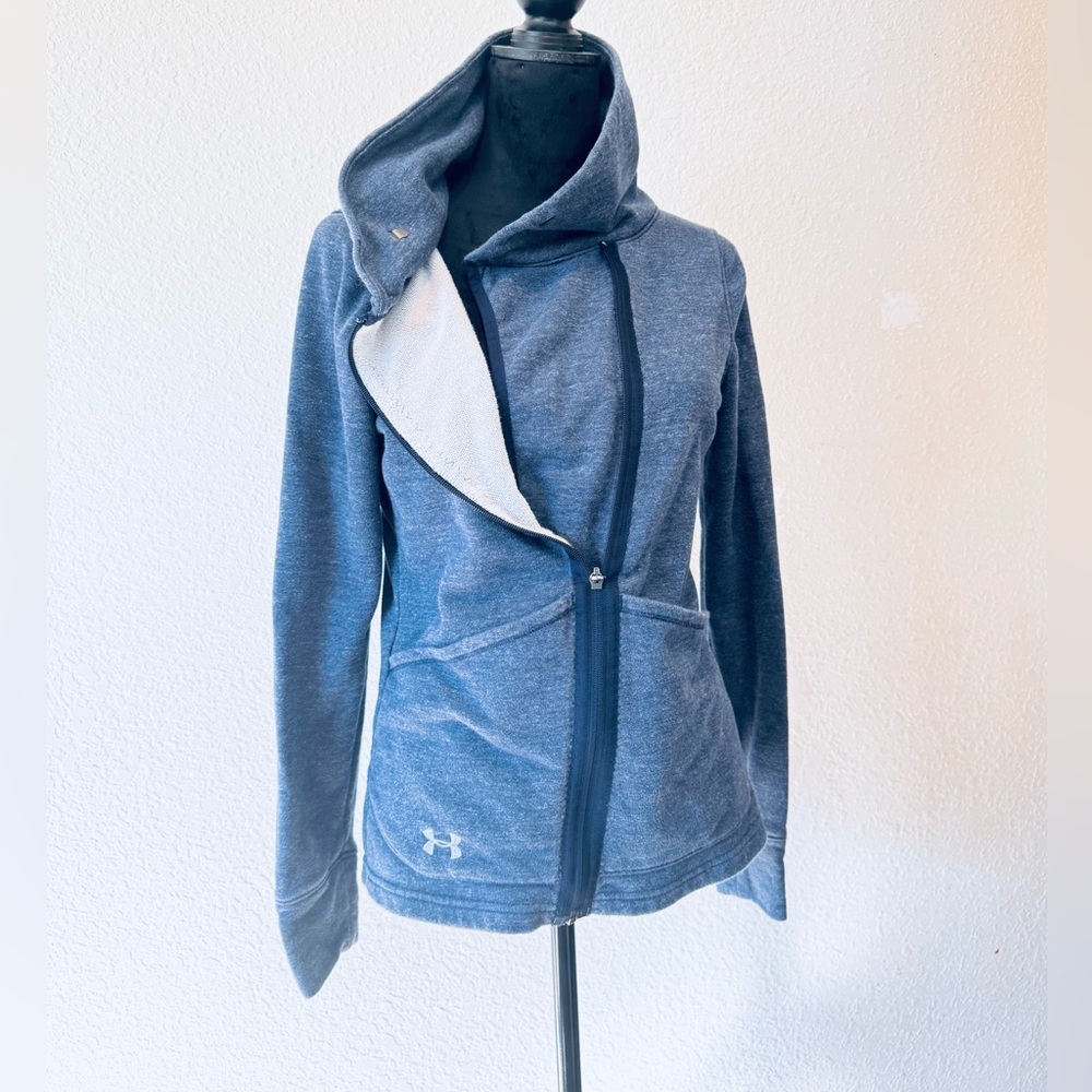 Under Armour Women's Heathered Blue Hoodie Jacket